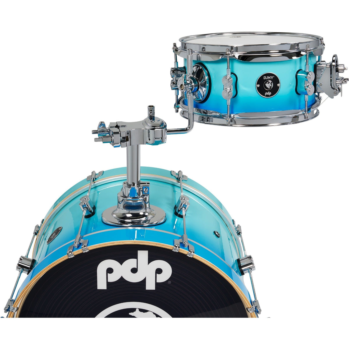 Pacific Drums & Percussion Daru Jones New Yorker II 4-Piece - Blue Fade - View 3 | MusicMarket