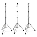 PDP 800 Series CS810 Straight Cymbal Stand (3 Pack Bundle) - MusicMarket