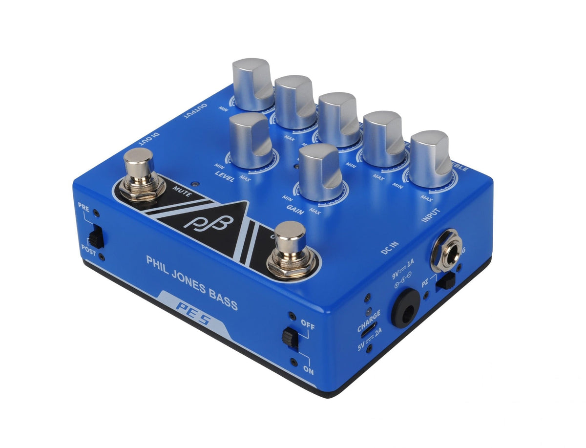 Phil Jones PE-5 5 Band EQ, DI and Signal Booster Pedal - View 2 | MusicMarket