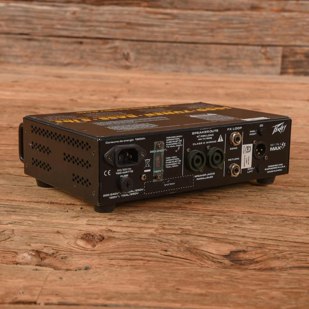 Peavey MiniMax 1000-Watt Bass Amp Head - View 2 | MusicMarket