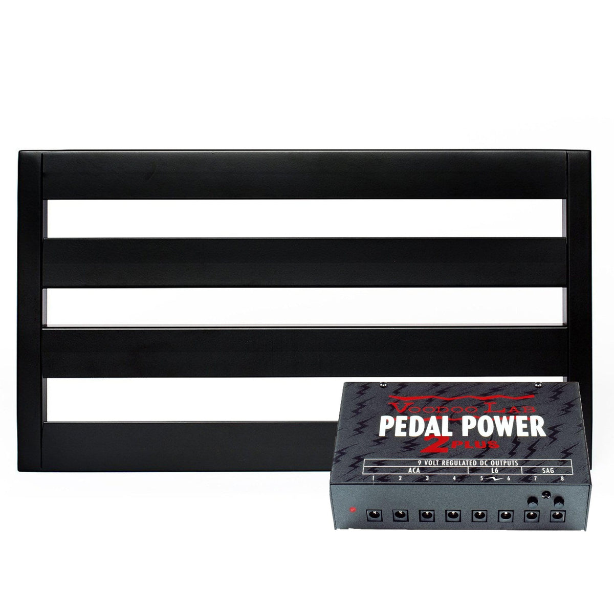 Pedaltrain Classic 1 Pedalboard w/Soft Case Bundle w/ Voodoo Lab Pedal Power 2 PLUS Power Supply - MusicMarket