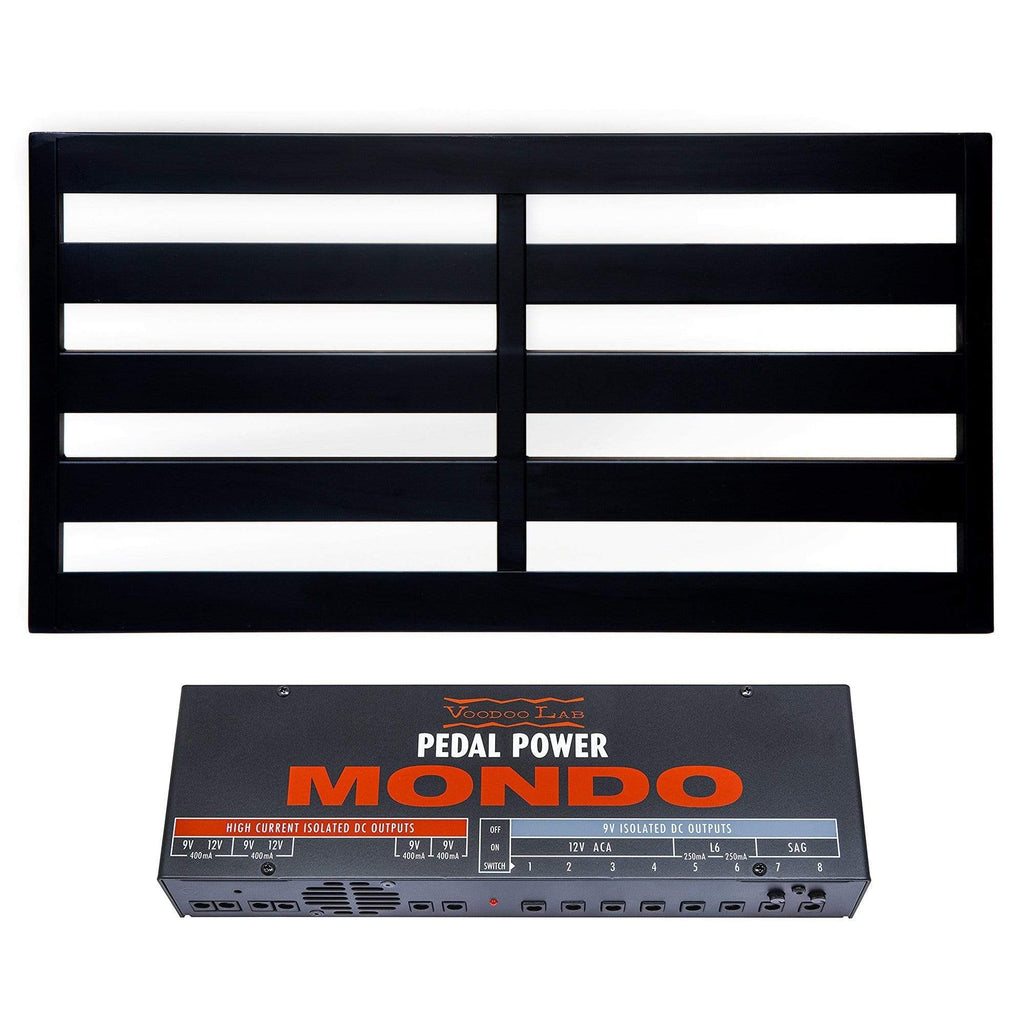 Pedaltrain Classic PRO Pedalboard 32x16 Wheeled Hard Case Bundle w/ Voodoo Lab MONDO Isolated Power Supply - MusicMarket