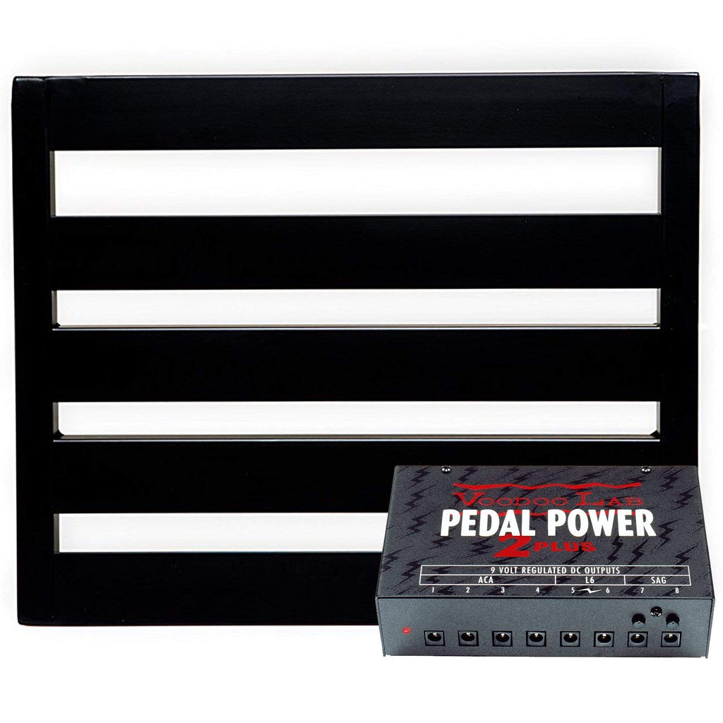 Pedaltrain NOVO 18 Pedalboard w/Tour Case Bundle w/ Voodoo Lab Pedal Power 2 PLUS Isolated Power Supply - MusicMarket
