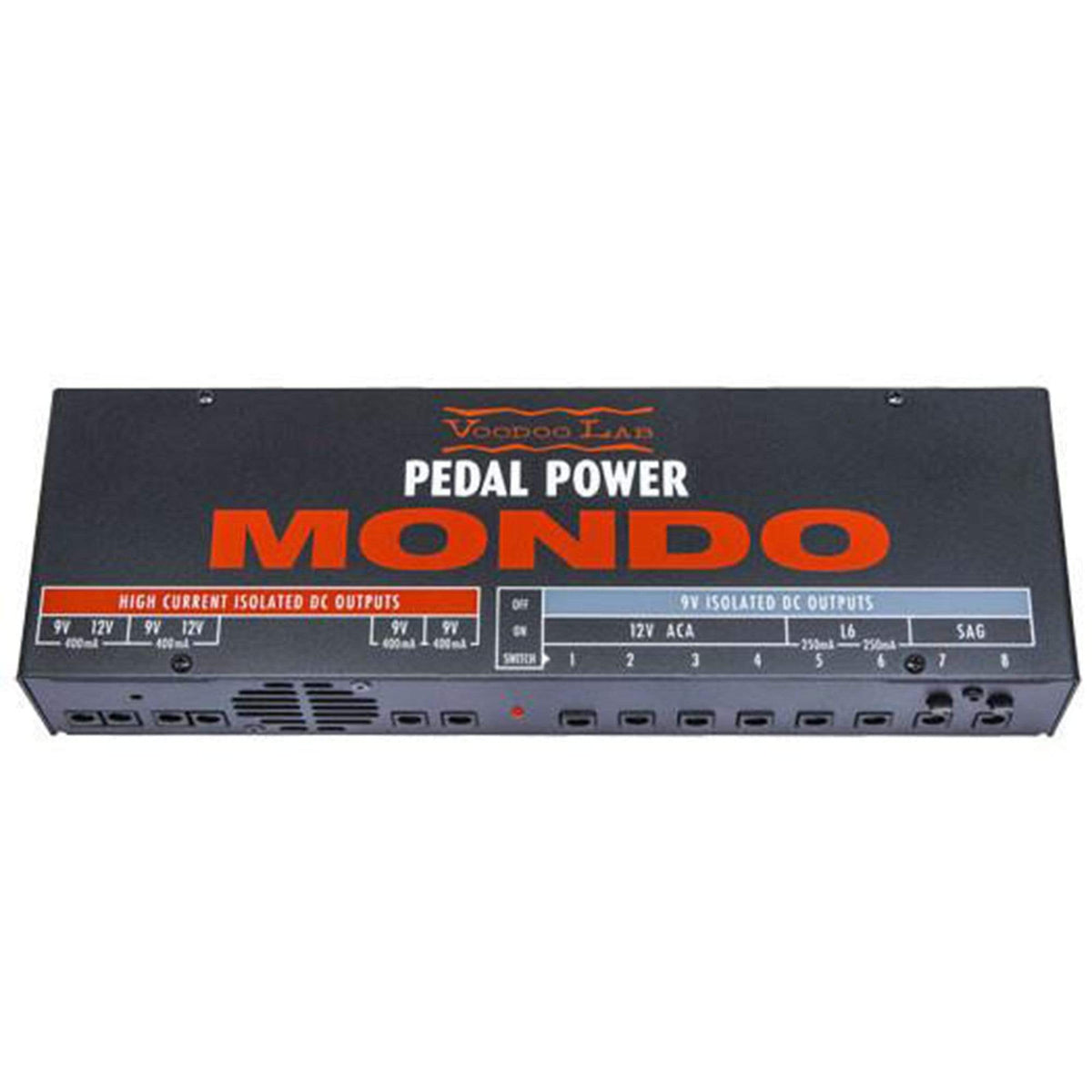 Pedaltrain TERRA Pedalboard 5 Rails Pedalboard w/ Hard Case Bundle w/ Voodoo Lab Pedal Power MONDO Isolated Power