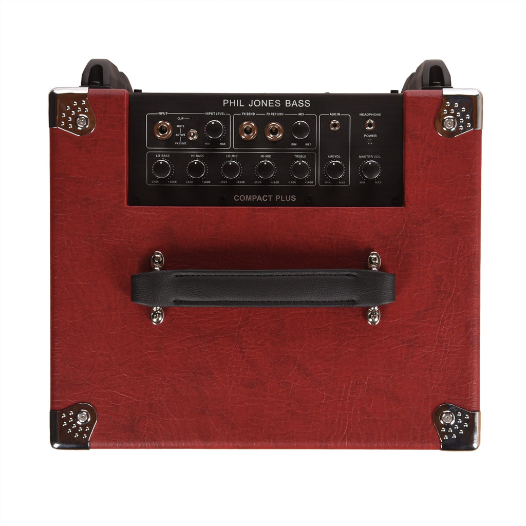 Phil Jones BG-450 Suitcase Compact Plus 500W 4x5 Bass Combo Amp Red - View 3 | MusicMarket