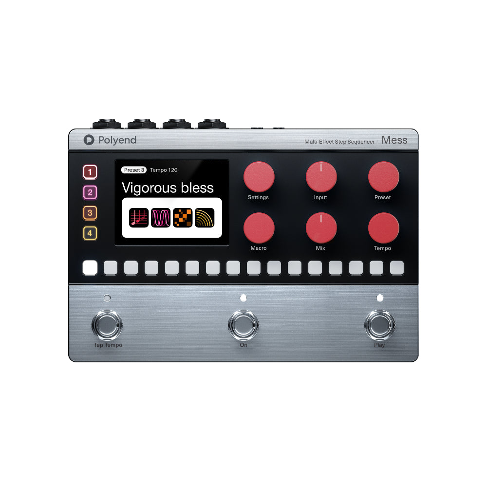 Polyend Mess Multi-Effect Step Sequencer Stomp Box - MusicMarket