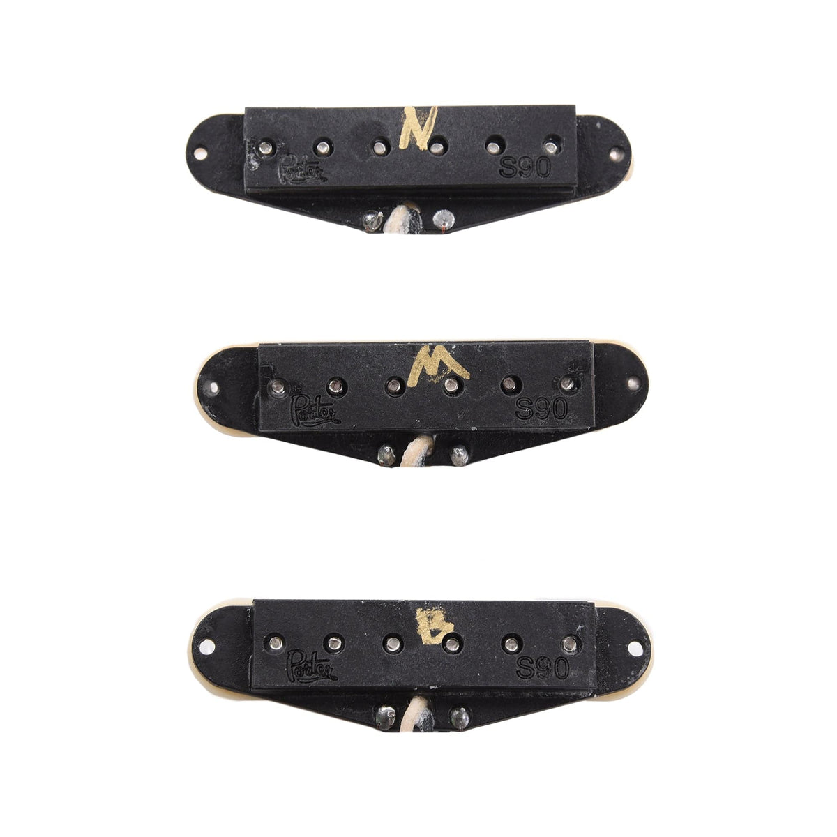Porter S90 Strat Pickup Set Aged White - MusicMarket