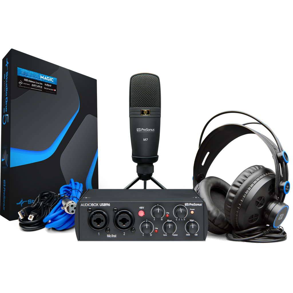 Presonus AudioBox USB® 96 Studio Bundle, 25th Anniversary Edition - MusicMarket