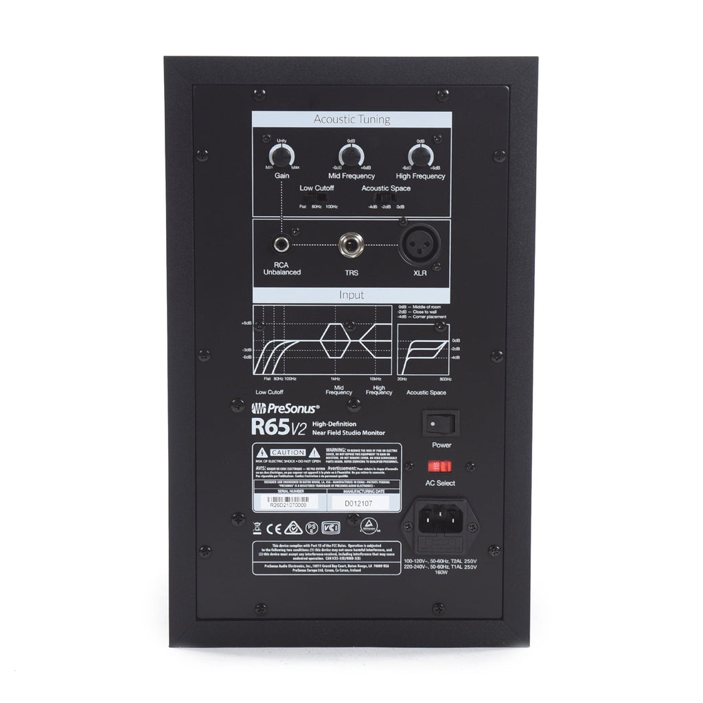 PreSonus R65 V2 Powered Studio Reference Monitor - View 2 | MusicMarket