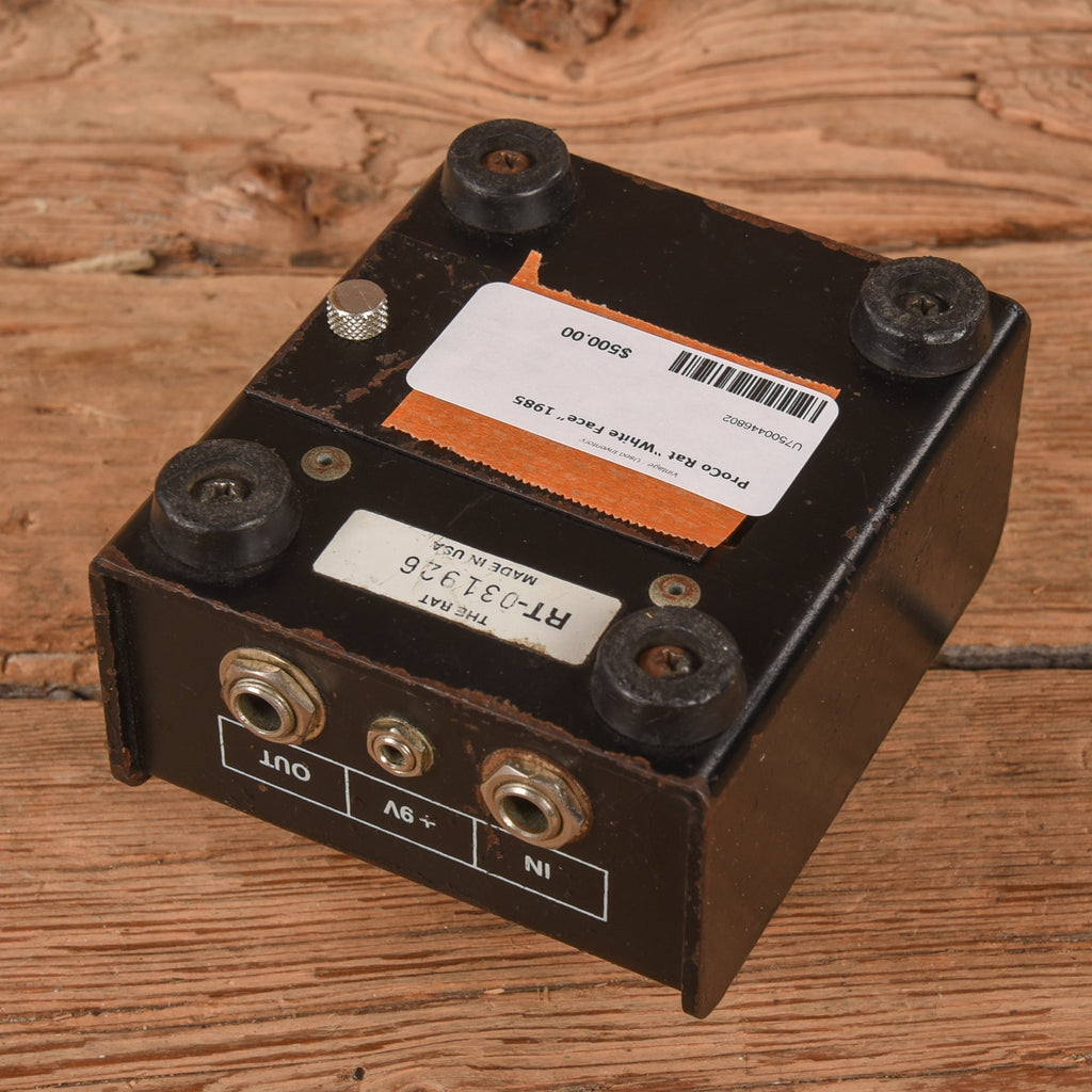 ProCo Rat "White Face" 1985 - View 2 | MusicMarket