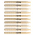 Promark Japanese White Oak 5A Wood Tip Drum Sticks (12 Pair Bundle) - MusicMarket