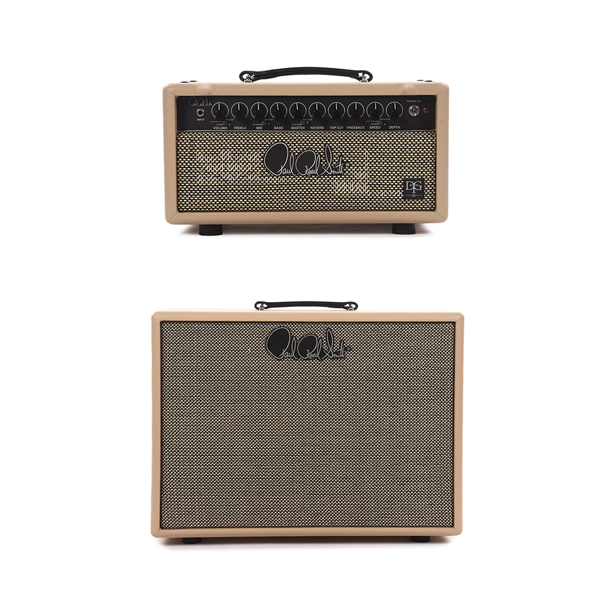 PRS DGT 15 David Grisson Signature 15w Amp Head and 1x12 Cabinet Blonde w/ Celestion V30 Speakers - MusicMarket