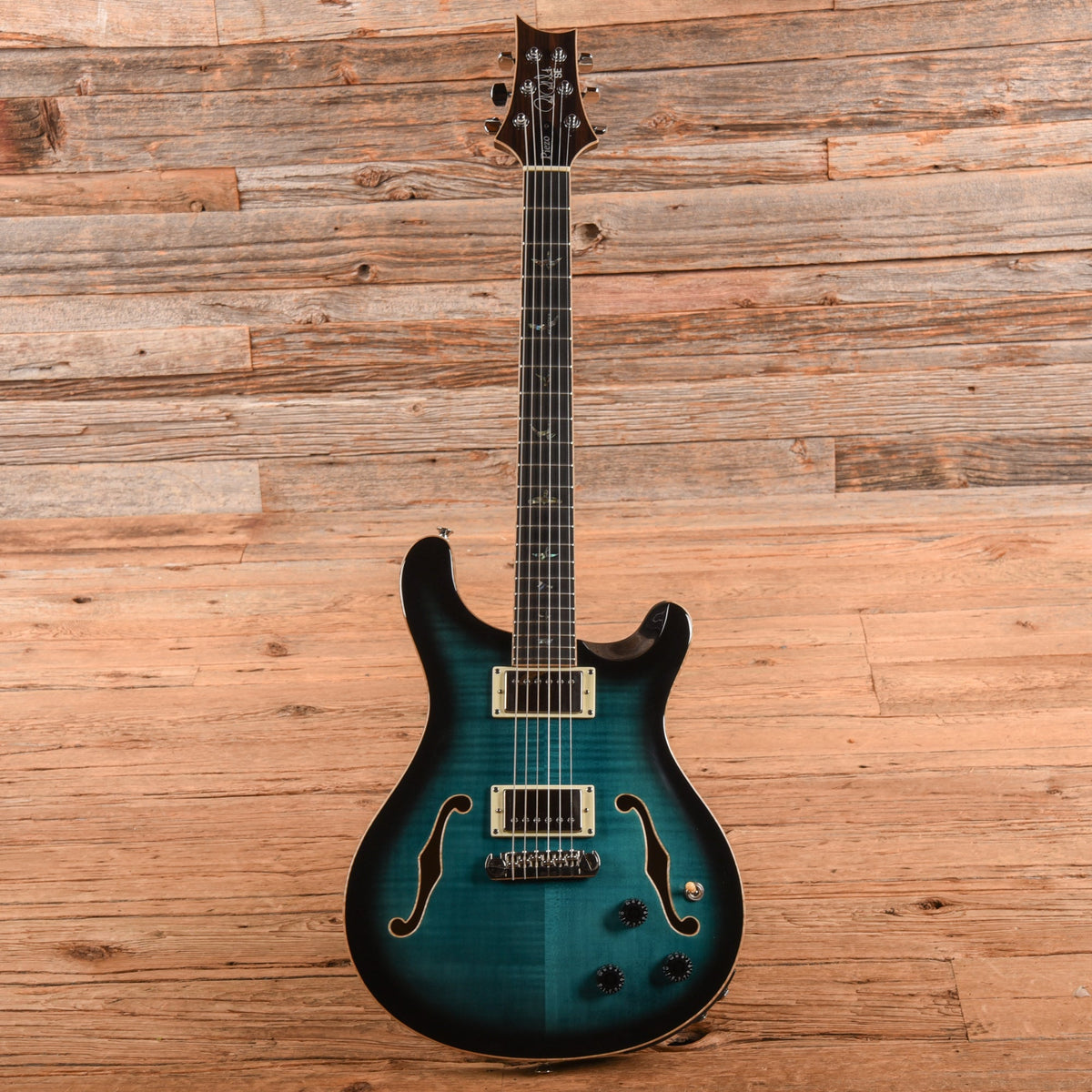 PRS SE Hollowbody II Piezo Peacock Blue 2020 - View 4 | MusicMarket