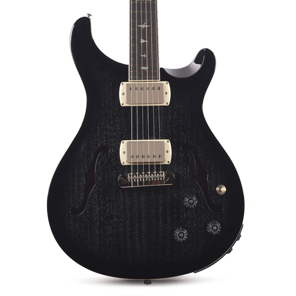 PRS SE Hollowbody Standard Piezo Dog Hair Smokeburst - View 2 | MusicMarket