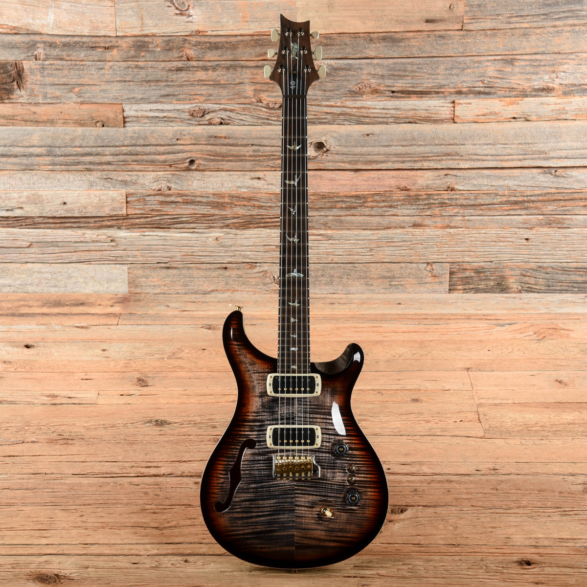 PRS 40th Anniversary Custom 24-08 Semi-Hollow Limited Edition Sunburst 2025 - View 4 | MusicMarket