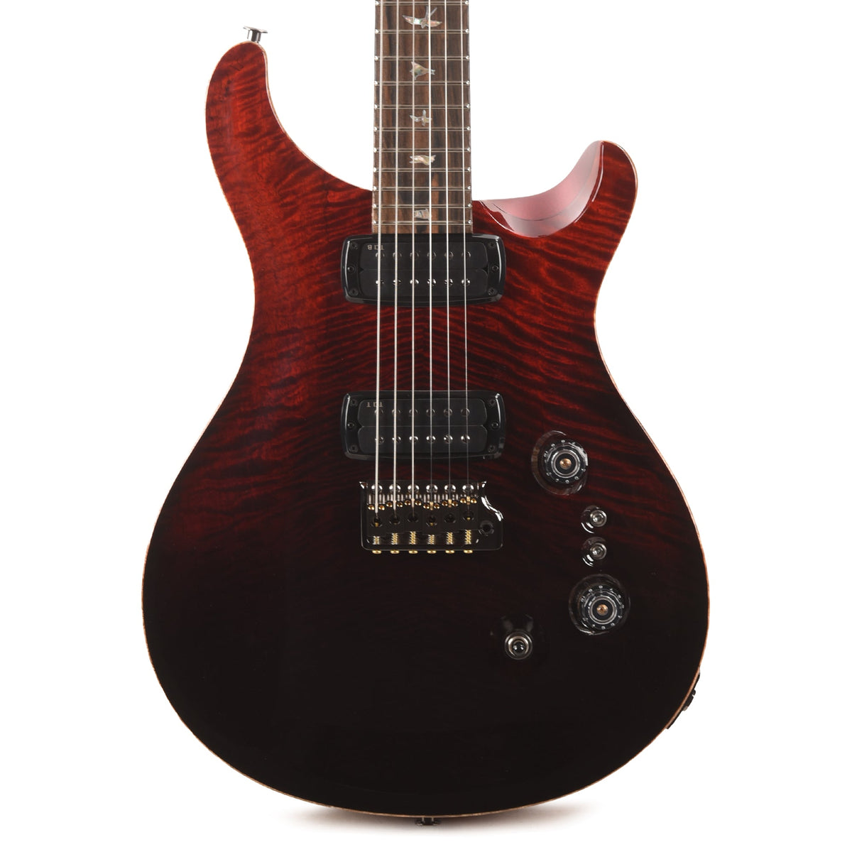 PRS Custom 24-08 Mango Top "Sprayer's Choice Red" - View 2 | MusicMarket
