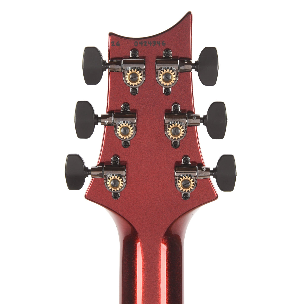 PRS Custom 24-08 Mango Top "Sprayer's Choice Red" - View 7 | MusicMarket