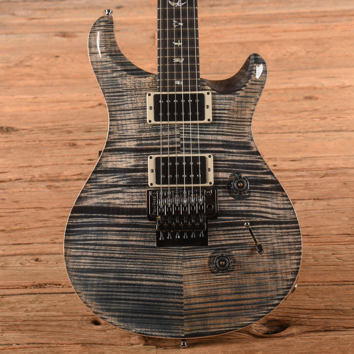 PRS Custom 24 Floyd 10-Top Faded Whale Blue 2024 - MusicMarket