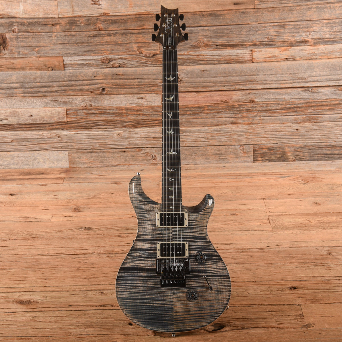 PRS Custom 24 Floyd 10-Top Faded Whale Blue 2024 - View 4 | MusicMarket