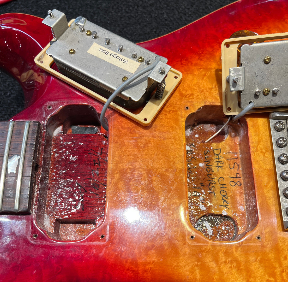 PRS Custom 24 GC 27th Anniversary Cherry Sunburst 1991 - View 13 | MusicMarket