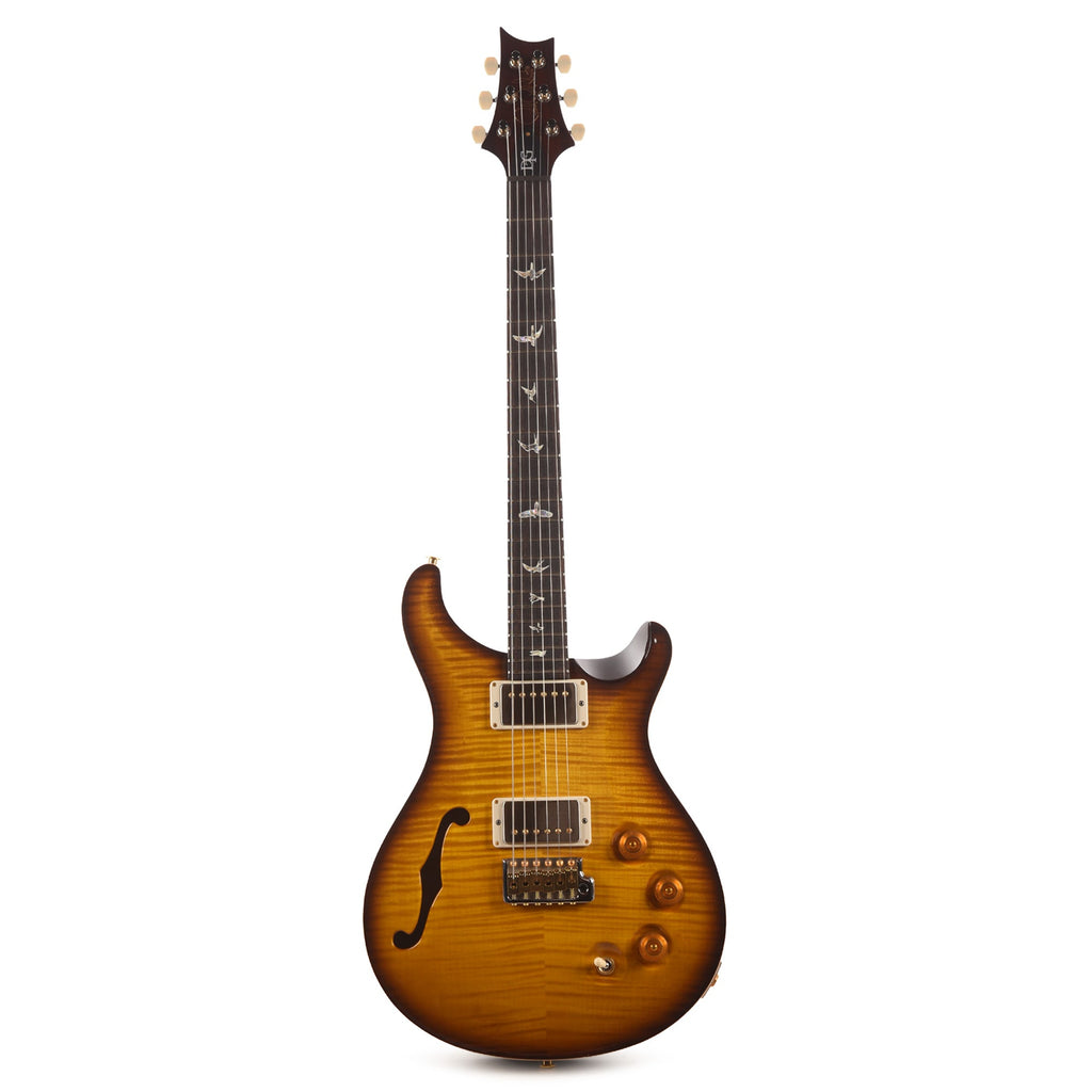 PRS DGT Semi-Hollow 10 Top McCarty Tobacco Sunburst w/Birds - View 4 | MusicMarket