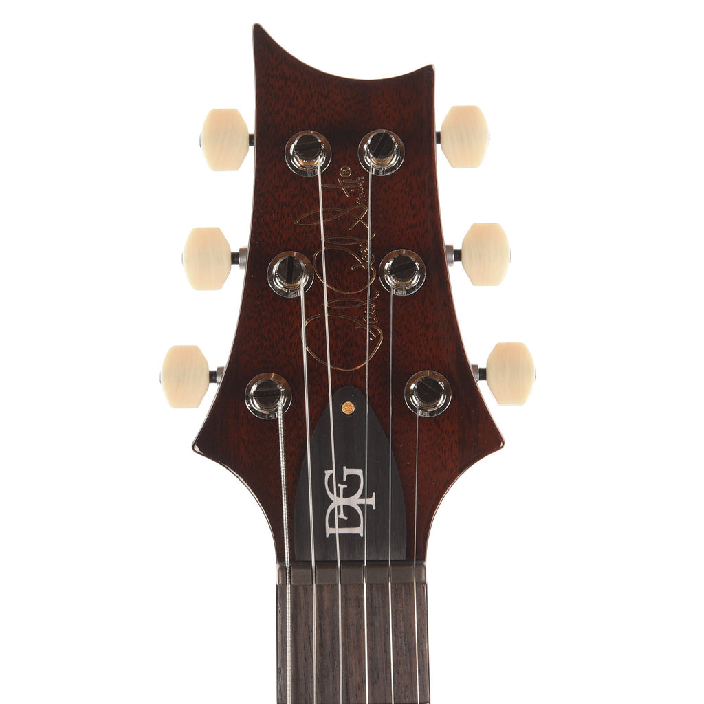 PRS DGT Semi-Hollow 10 Top McCarty Tobacco Sunburst w/Birds - View 6 | MusicMarket