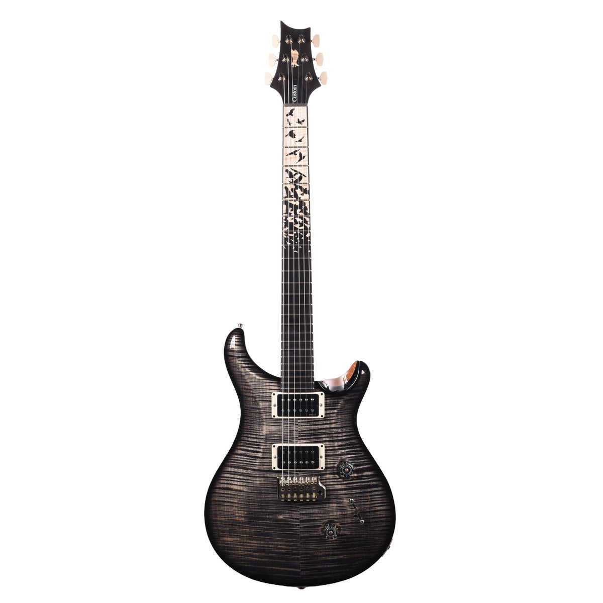 PRS Limited Edition "Birds of a Feather" Custom 24 Charcoal Microburst - View 4 | MusicMarket