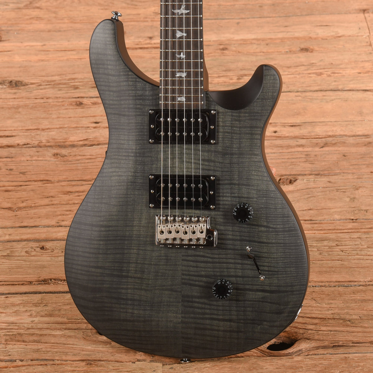 PRS Limited Edition SE Custom 24 Stealth Satin Grey Black 2019 - View 2 | MusicMarket