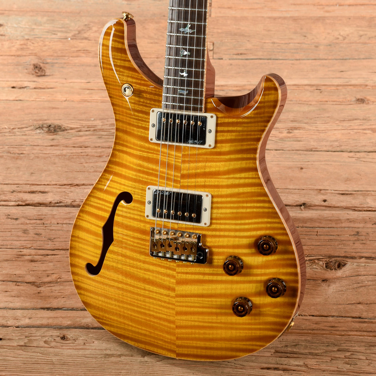 PRS Private Stock McCarty 594 Semi-Hollow Sunburst 2017 - View 2 | MusicMarket