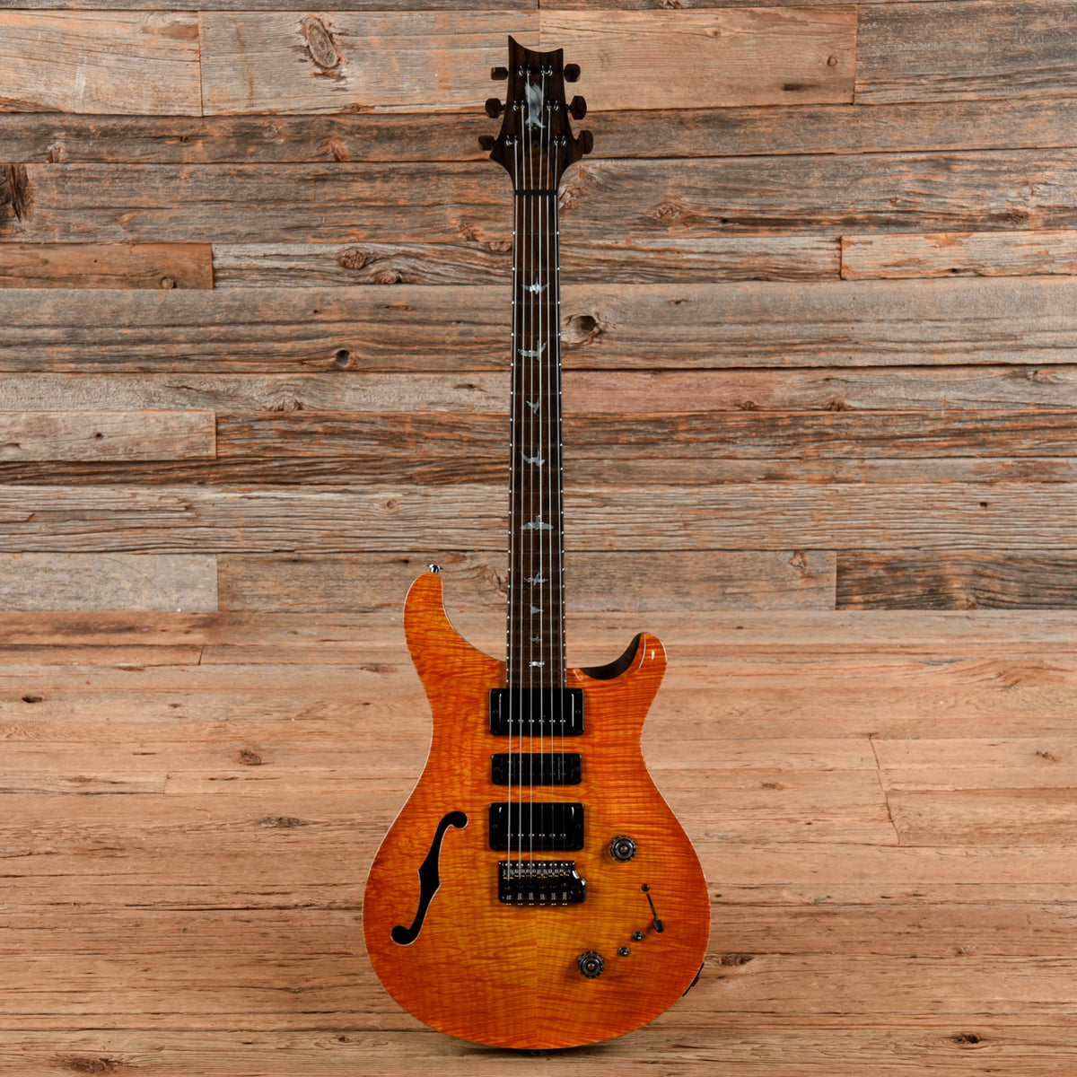 PRS Private Stock Special 22 Semi-Hollow Citrus Glow 2022 - View 4 | MusicMarket