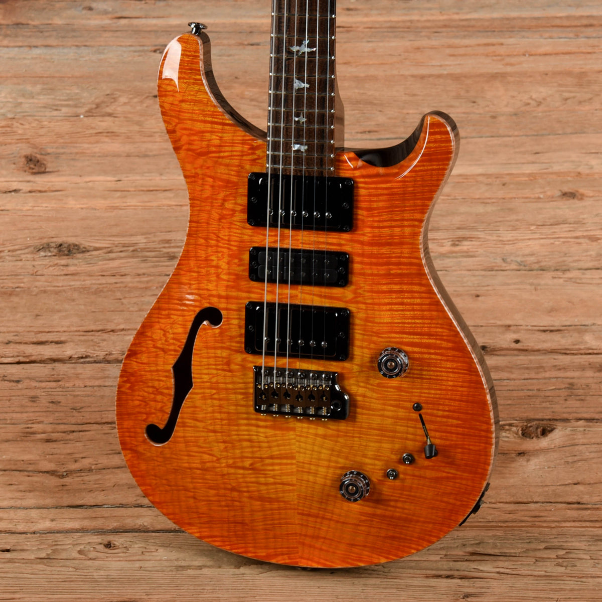 PRS Private Stock Special 22 Semi-Hollow Citrus Glow 2022 - View 2 | MusicMarket