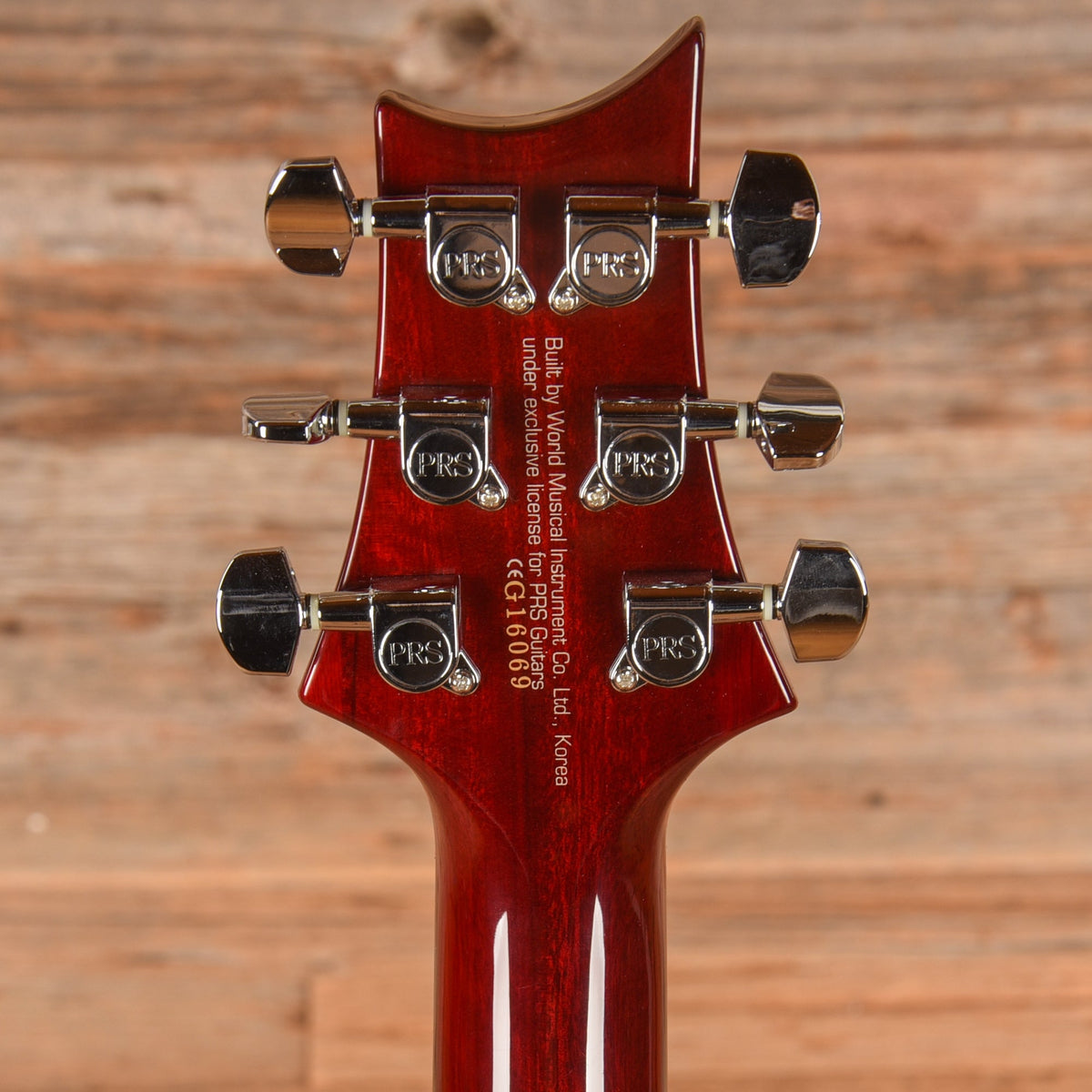PRS SE Custom 22 Cherry Sunburst 2006 - View 6 | MusicMarket