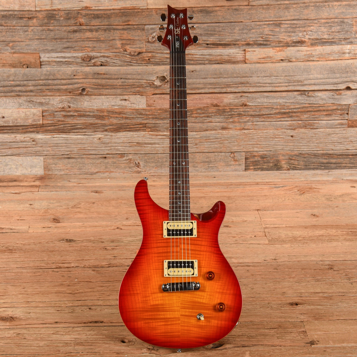 PRS SE Custom 22 Cherry Sunburst 2006 - View 4 | MusicMarket
