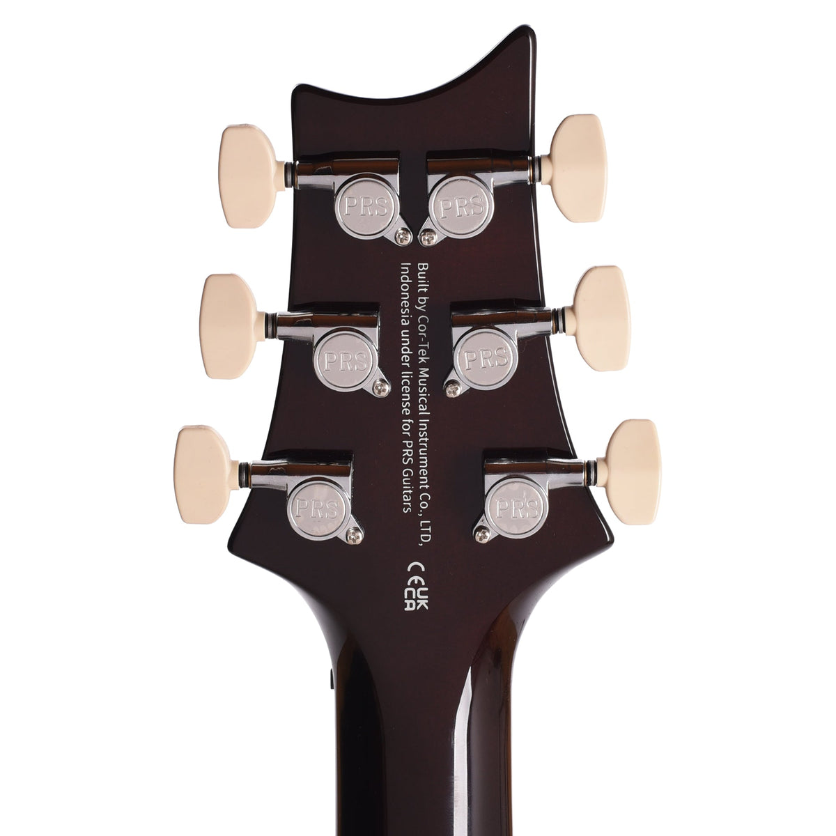 PRS SE Ed Sheeran Flat Back Hollowbody I Baritone Piezo Orange Tiger Smokeburst - View 7 | MusicMarket