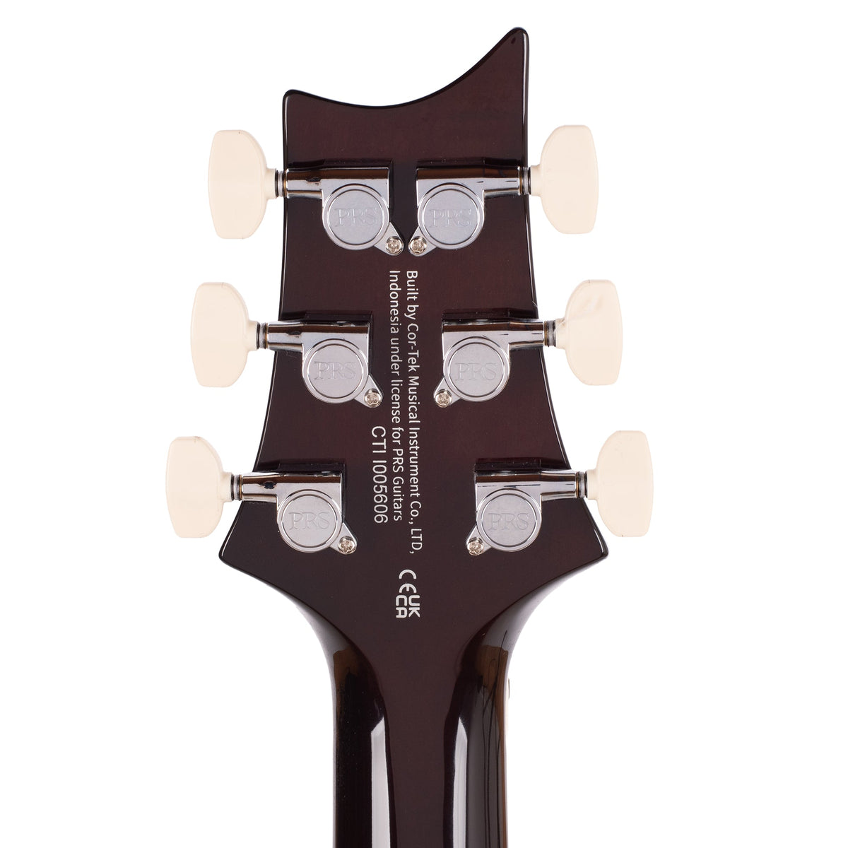 PRS SE Flat Back Hollowbody I Piezo Orange Tiger Smokeburst - View 7 | MusicMarket