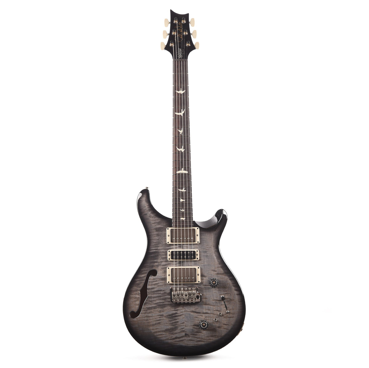 PRS S2 Special Semi-Hollow Faded Gray Black Burst - View 4 | MusicMarket