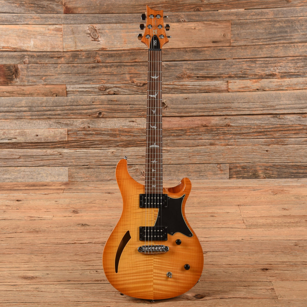 PRS SE Custom 22 Semi-Hollow Sunburst 2011 - View 4 | MusicMarket