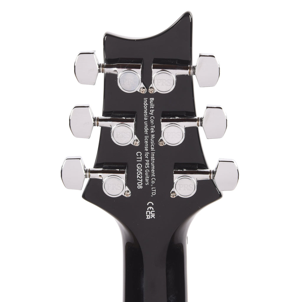 PRS SE Custom 24 Semi-Hollow Piezo Charcoal Burst - View 7 | MusicMarket