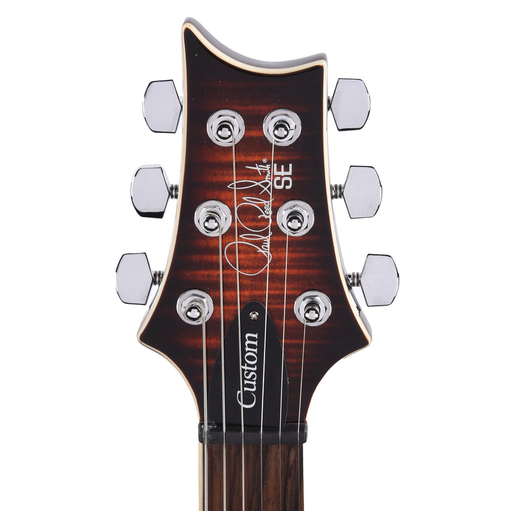 PRS SE Custom 24 Semi-Hollow Piezo Orange Tiger Smokeburst - View 6 | MusicMarket