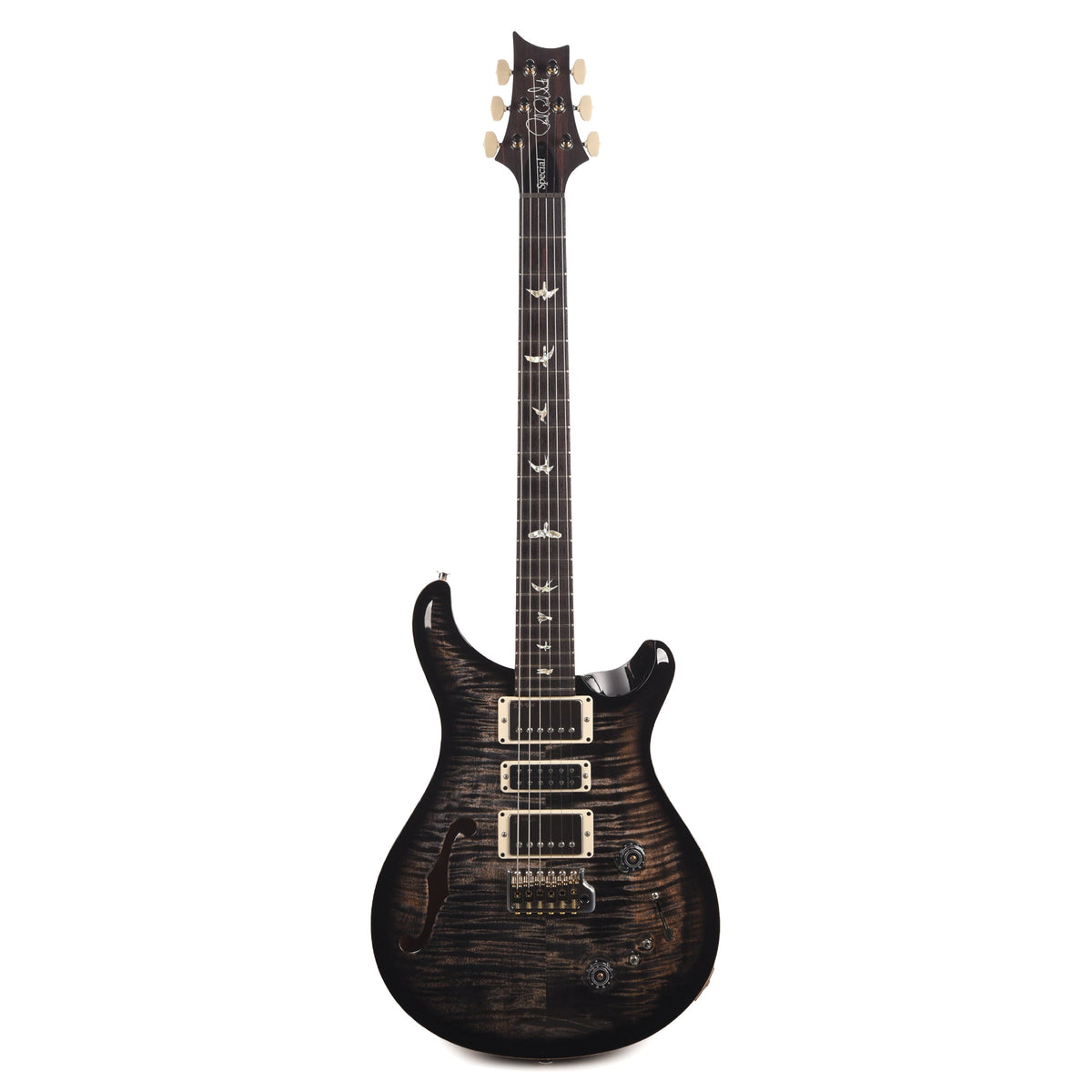 PRS Special Semi-Hollow Charcoal Burst - View 4 | MusicMarket