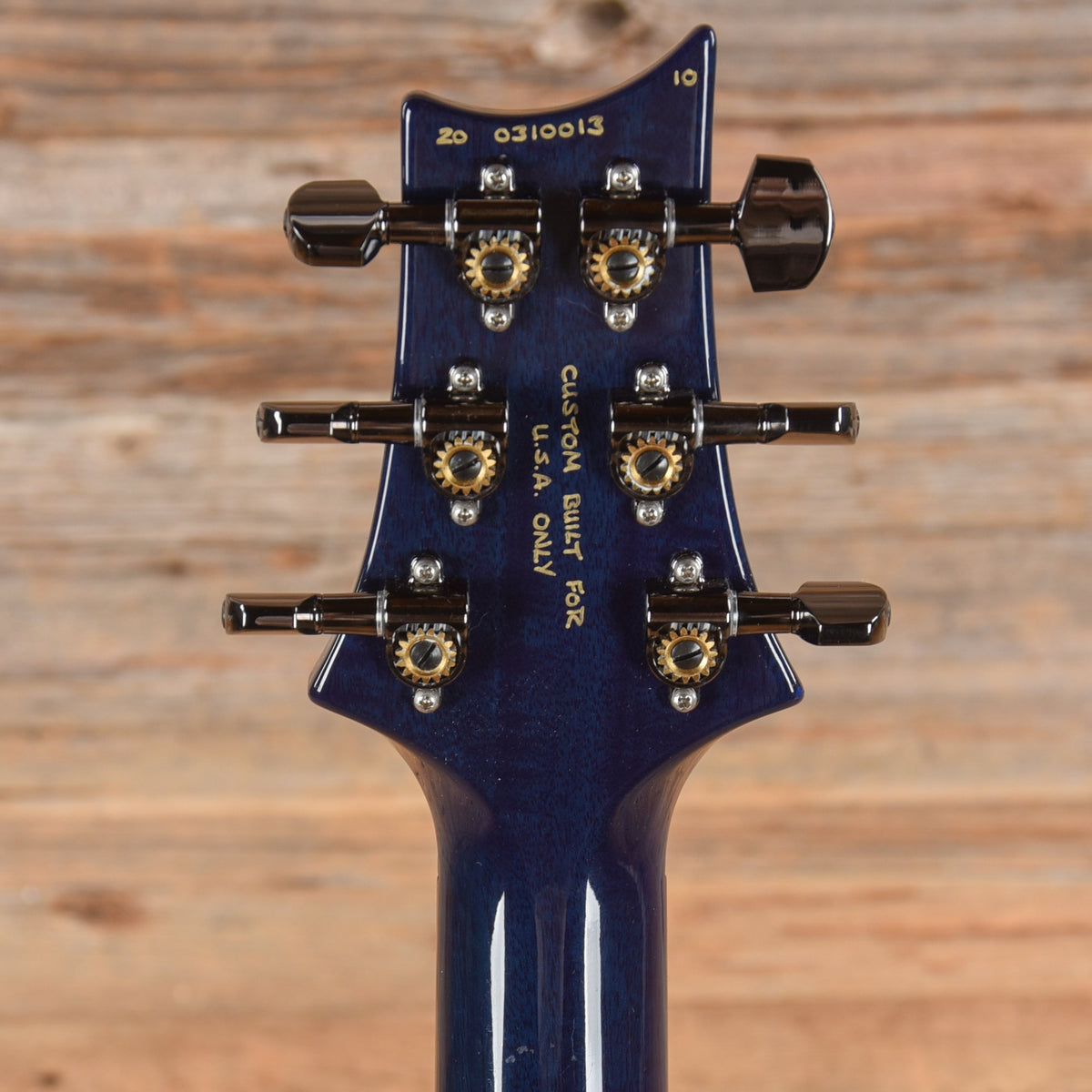PRS Wood Library Custom 24 Semi-Hollow w/Brazilian Rosewood Fretboard Faded Blue Jean 2020 - View 7 | MusicMarket