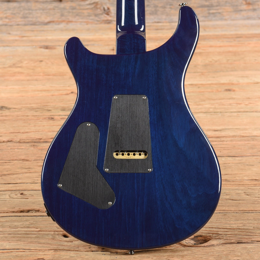 PRS Wood Library Custom 24 Semi-Hollow w/Brazilian Rosewood Fretboard Faded Blue Jean 2020 - View 3 | MusicMarket