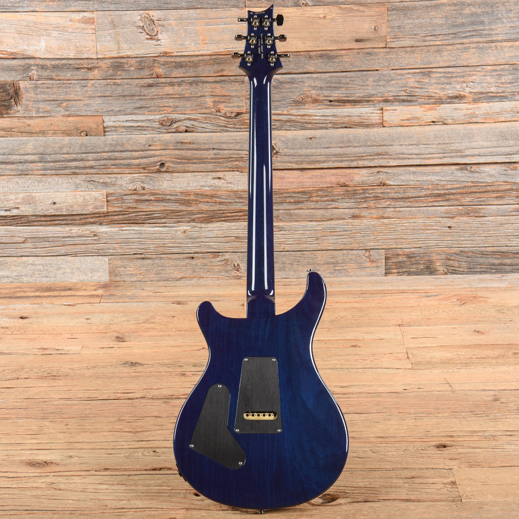 PRS Wood Library Custom 24 Semi-Hollow w/Brazilian Rosewood Fretboard Faded Blue Jean 2020 - View 5 | MusicMarket