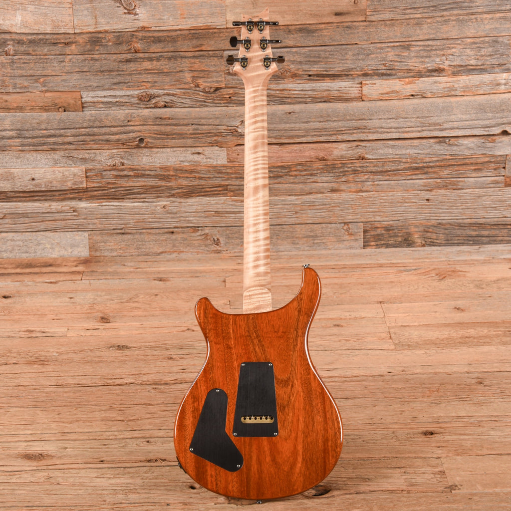 PRS Wood Library Special 22 Semi-Hollow Fire Red Black Fade 2020 - View 5 | MusicMarket