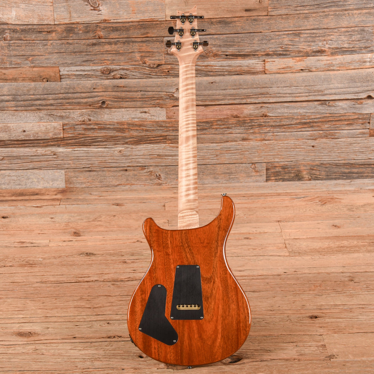 PRS Wood Library Special 22 Semi-Hollow Fire Red Black Fade 2020 - View 5 | MusicMarket