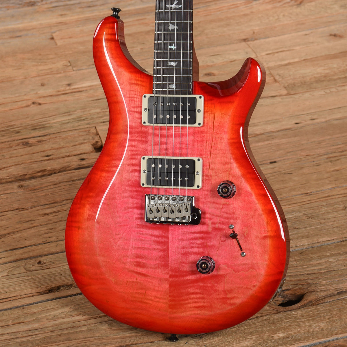 PRS 10th Anniversary S2 Custom 24 Bonni Pink Cherry Burst 2023 - View 2 | MusicMarket