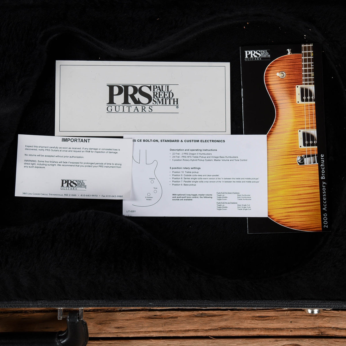PRS 20th Anniversary Custom 22 Scarlet Red 2006 - View 10 | MusicMarket