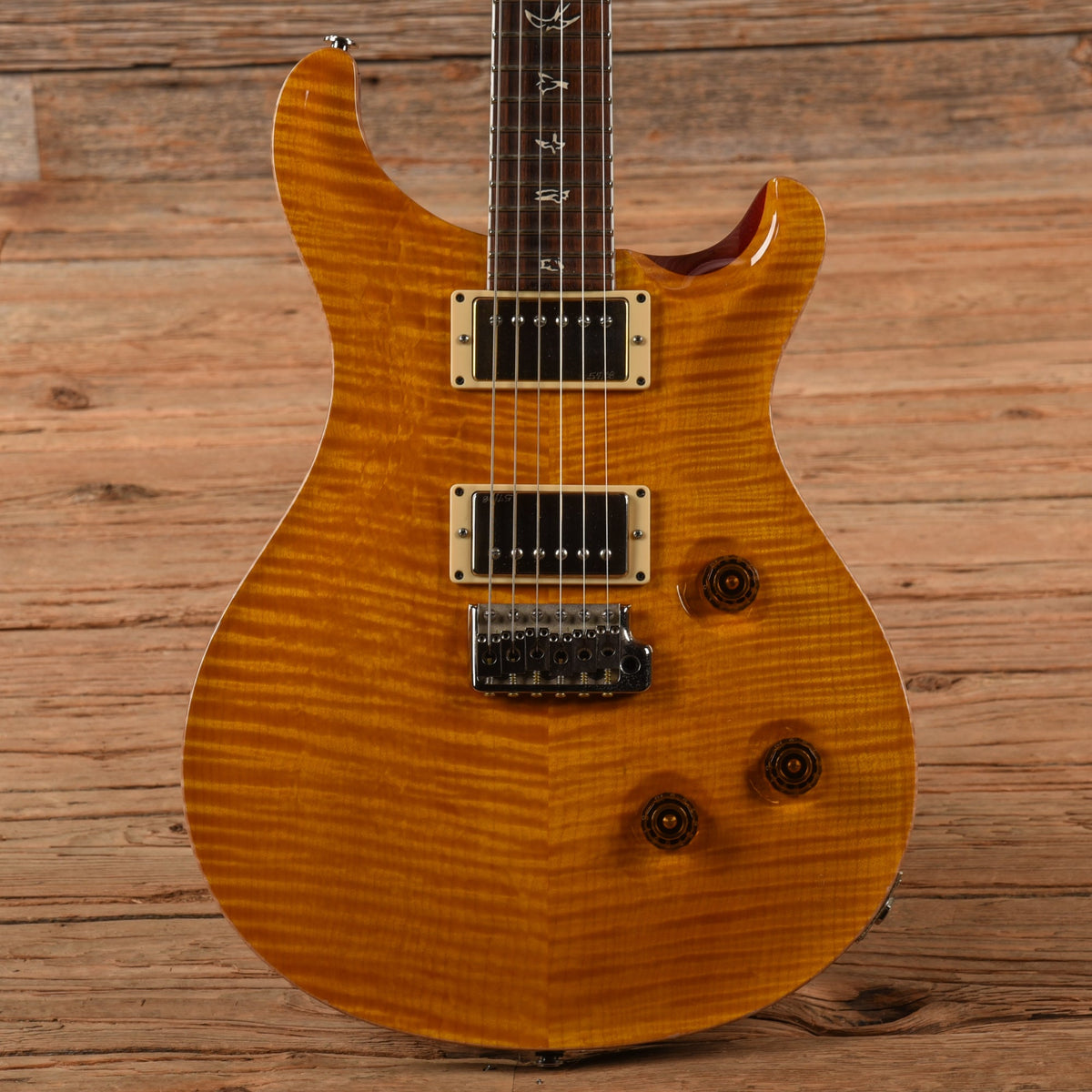PRS 25th Anniversary Custom 24 10-Top Amber 2010 - MusicMarket