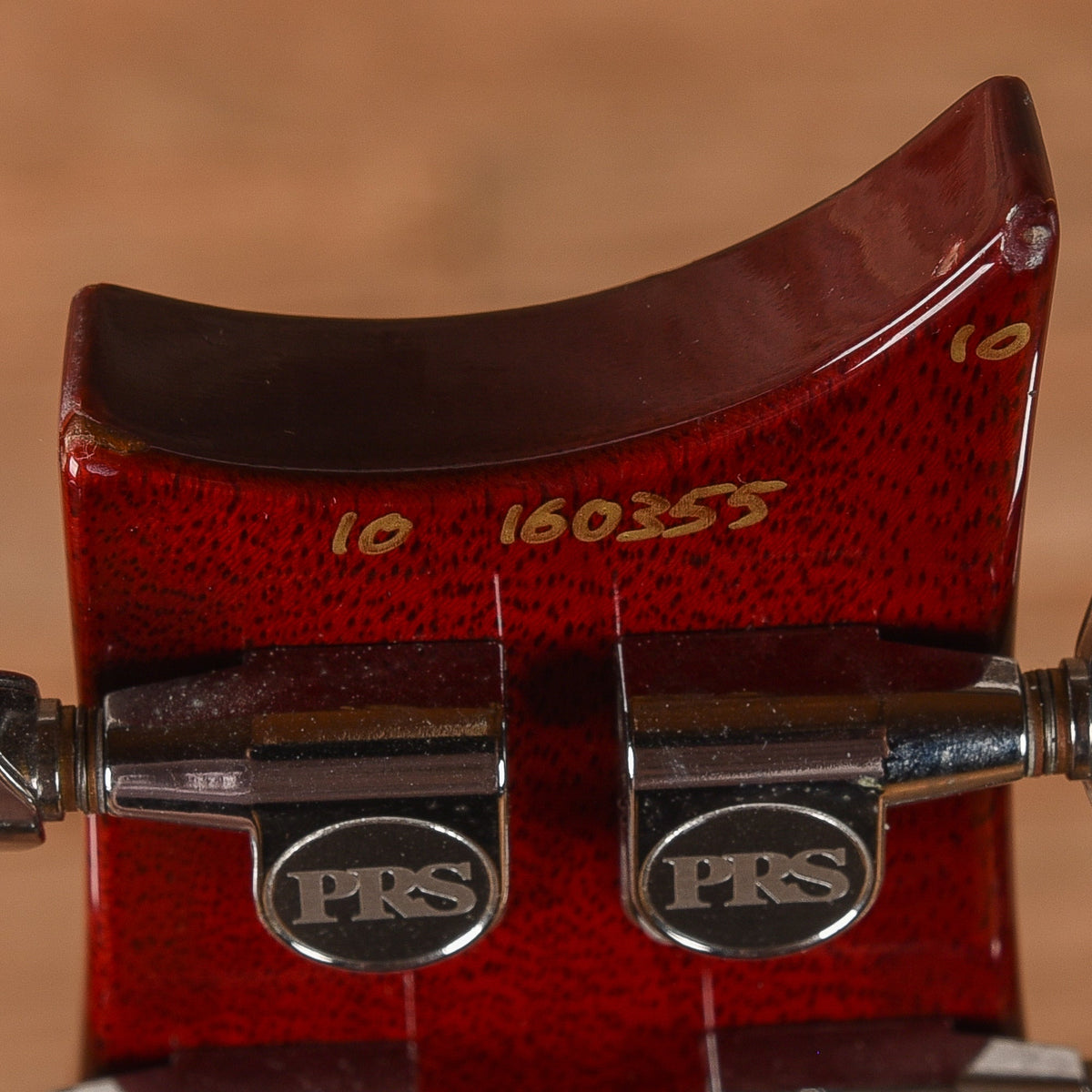 PRS 25th Anniversary Custom 24 10-Top Amber 2010 - View 10 | MusicMarket