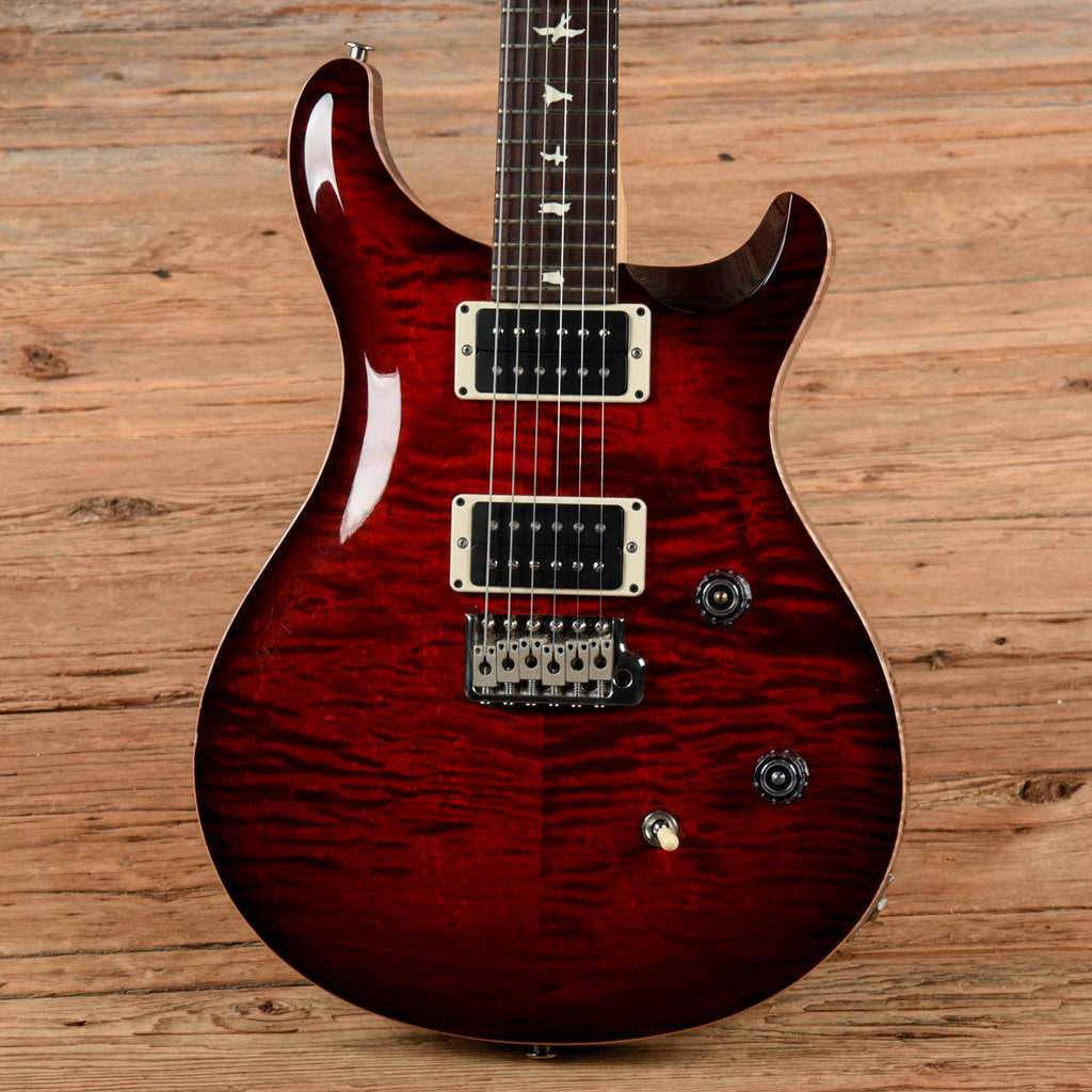 PRS CE 24 Fire Red Burst 2024 - View 2 | MusicMarket